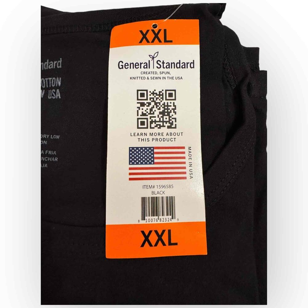 General Standard Ladies’ Americana Tee, V-Neck, Size XXL - 873XXL - Picture 7 of 8